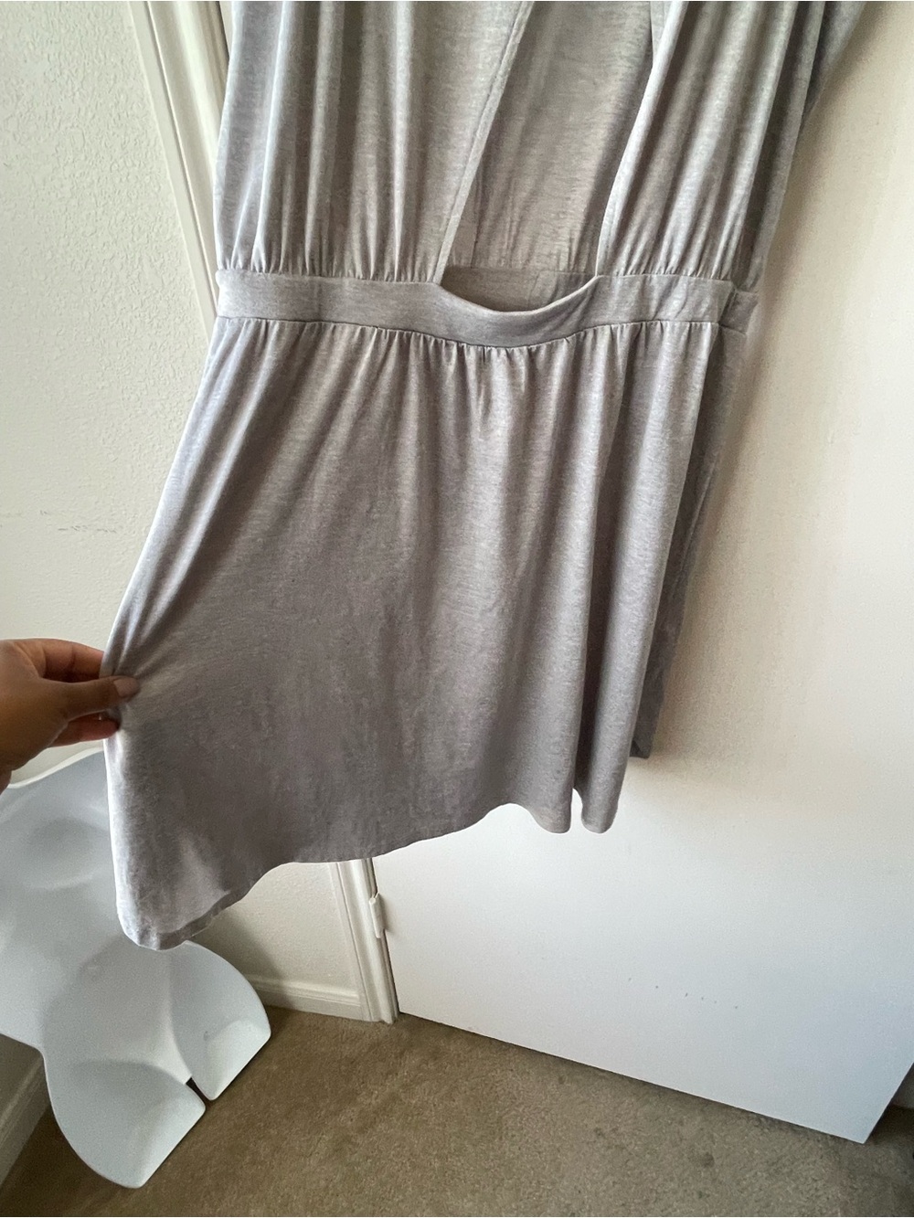 GAP Light Gray Brushed Tech Jersey Tank - Picture 5 of 6